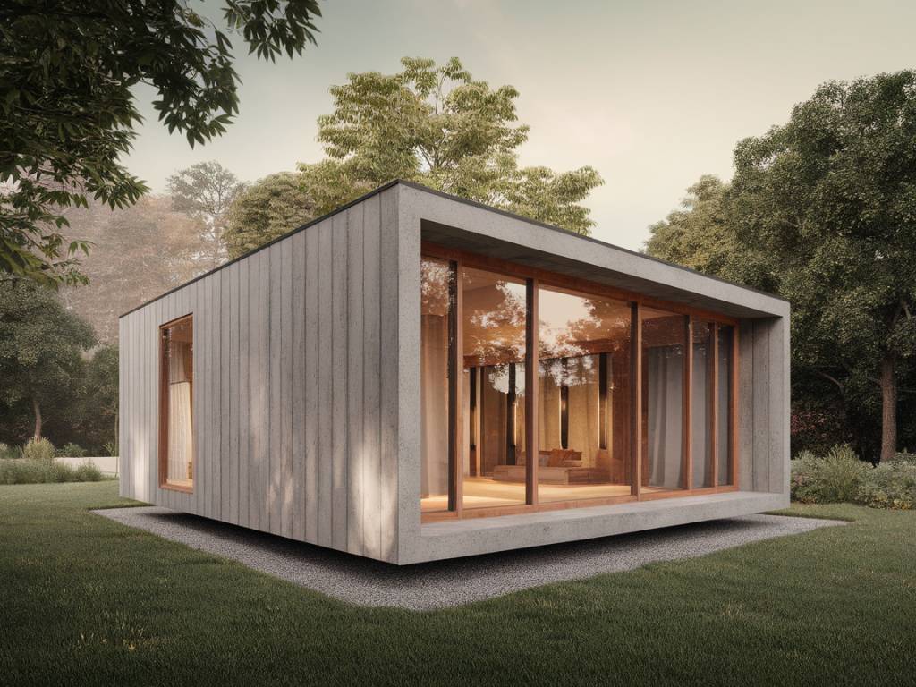 Construire une maison cubique en béton et bois : allier modernité et durabilité