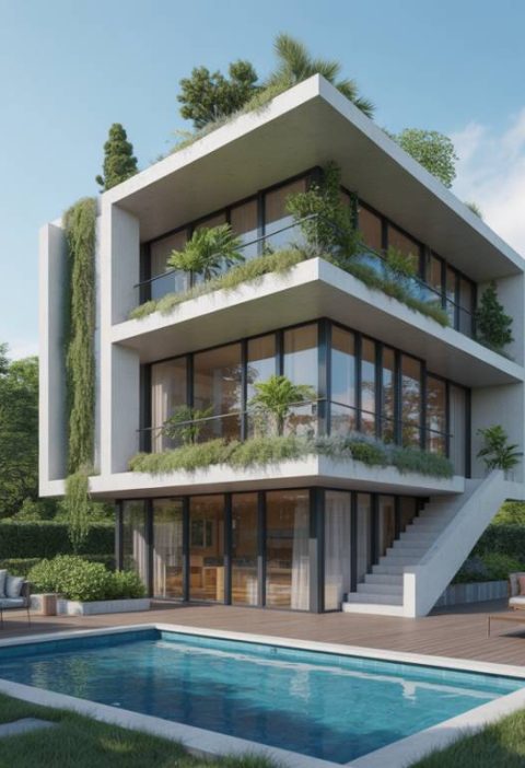 Intégrer un jardin vertical sur une maison cubique : alliance de nature et d’architecture moderne
