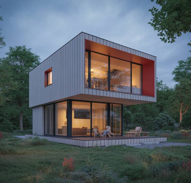 Maison cubique passive : intégrer les principes de la performance énergétique dans une architecture moderne