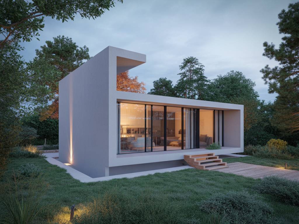 5 idées d’éclairages extérieurs design pour sublimer une maison cubique