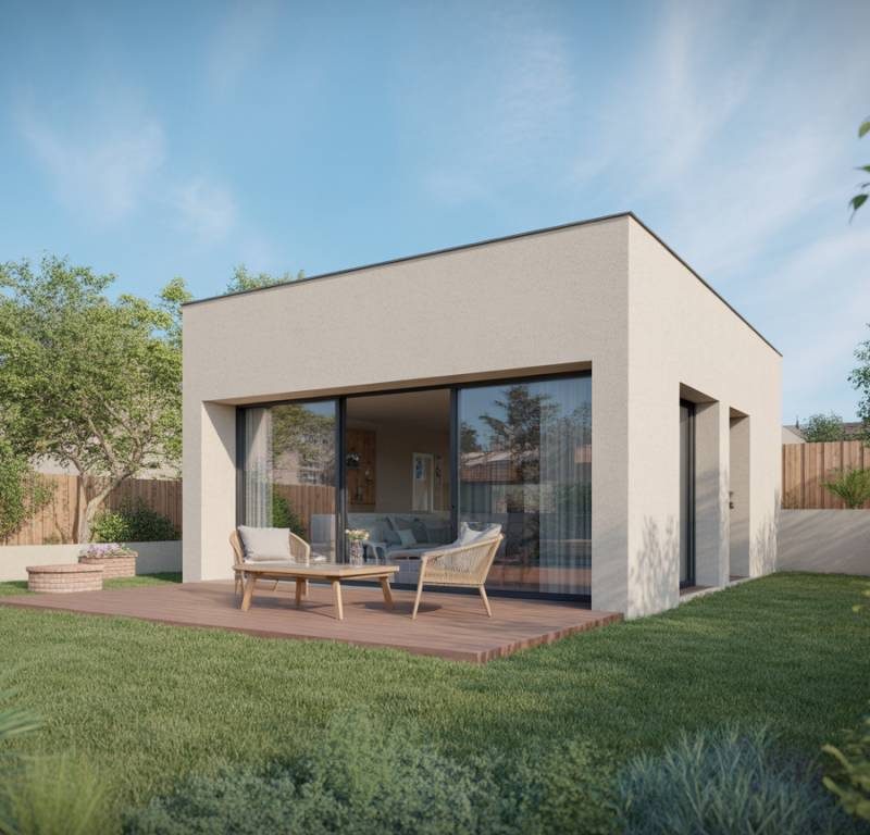 Toiture-terrasse végétalisée sur maison cubique : optimiser isolation, esthétique et espace extérieur