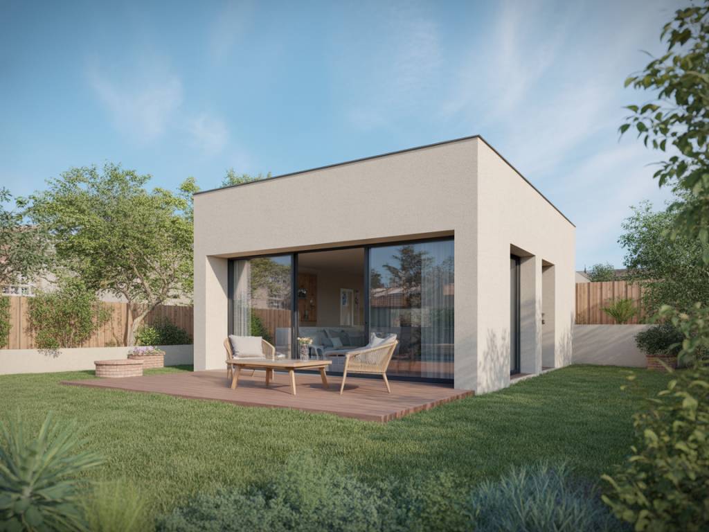 Toiture-terrasse végétalisée sur maison cubique : optimiser isolation, esthétique et espace extérieur