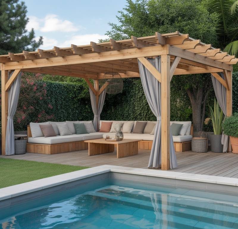 Amenagement pergola piscine : solutions esthétiques et pratiques pour créer un espace détente unique